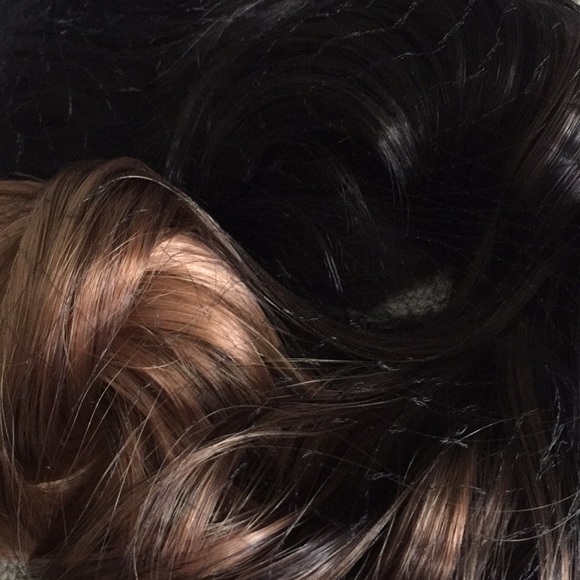 New ombré black and brown beautiful hair extension - Picture 6 of 11